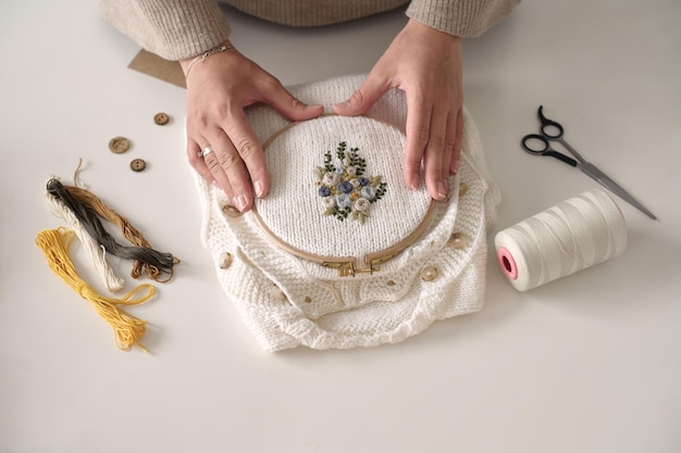 haft w procesie tworzenia